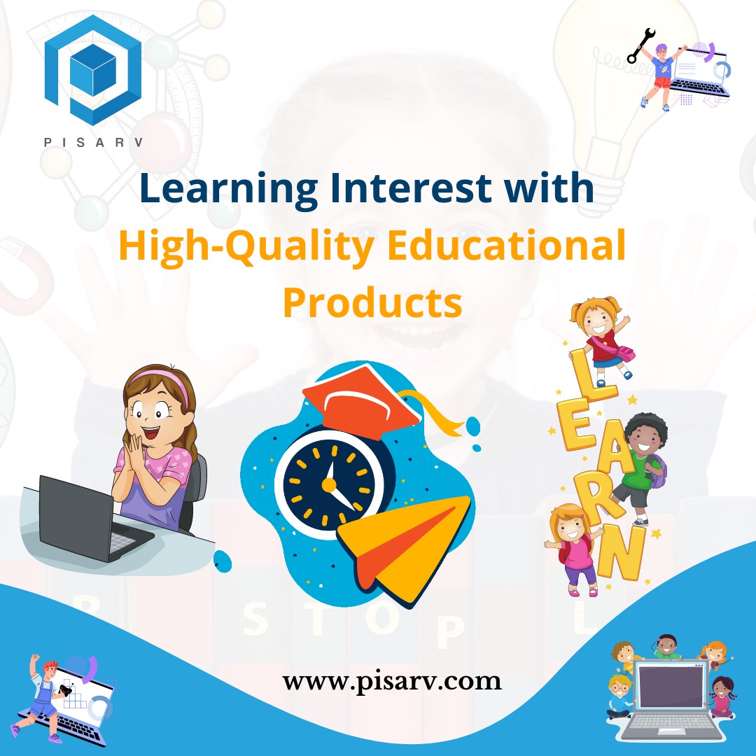 pisarv's tweet photo. Pisarv Technologies provides high-quality and immersive educational products for schools across India to stimulate children's interest in learning through an immersive experience in a digital environment.
Know more-          https://t.co/0JT5ivCwpE
#Pisarv #CoDeAn #SARAL @pisarv https://t.co/t0HORU2qtX