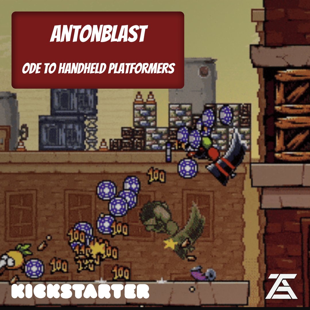theabbissgames's tweet photo. ANTONBLAST is an explosive, action-packed retro platformer featuring a destructive twist to classic gameplay and a hand-animated pixel aesthetic inspired by the Game Boy Advance! #antonblast #tagblog #videogames #indiegames https://t.co/1Lt3EuzQSl