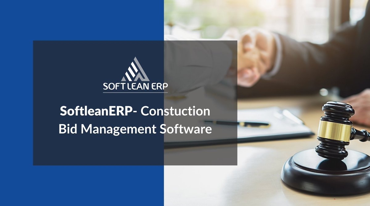 softlean_erp's tweet photo. SoftleanERP- Construction Bid Management software helps businesses streamline the process of requesting and managing bid proposals across construction projects. 
Visit: https://t.co/VkB0FbWe15
#projects #software #construction #growth #projectmanagement #bidmanagement https://t.co/8l9NYVTV2L