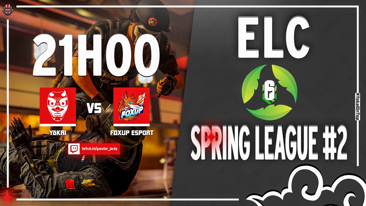 yokai_esport's tweet photo. Notre équipe @Rainbow6Game 'OSLO' affrontera la lu 'GREEN' de @FoxupEsports dans un BO3 pour l' @Euro_LeagueCup d'ici quelques minutes 🔫
Pas le droit à l'erreur si nous voulons rester dans la compétition!
🎙️ Cast by @steeveChampeno1 (https://t.co/KXF2Ggg0W5)
#YokaiOnTop 👺 https://t.co/1d0u9Wjd7J