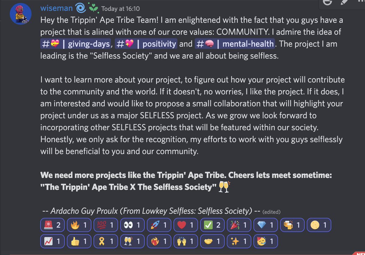 Selflessociety's tweet photo. WHAT IS UP SELFLESS FAM!!! WE ARE HITTING THE BIG LEAUGE, LOOKING FOR BIG PROJECTS THAT ALINE WITH OURS👀

LOOKING FOR THOSE SELFLESS PROJECTS, STAY WOKE BECAUSE WE WILL KEEP GOIN UNTIL WE GET A RESPONSE!!👑

#NFT #NFTs #NFTCommumity #SelflessSociety

👇@trippinapes👇1ST CHOICE https://t.co/KMHOlxX6Bl