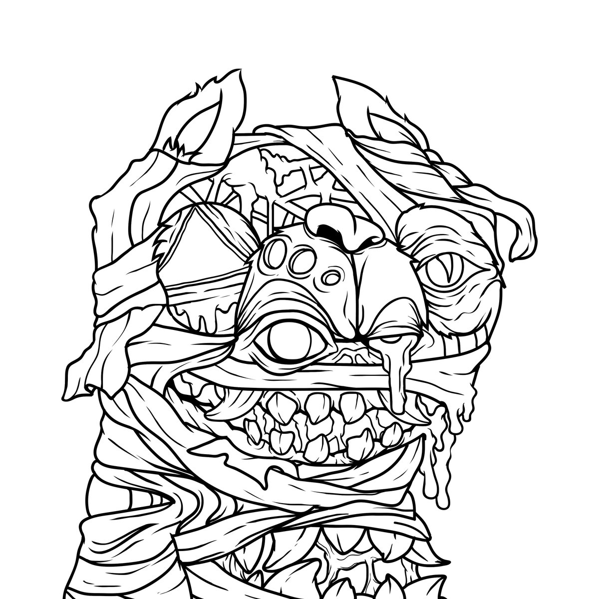 dirtycreepynft's tweet photo. Sneak Peek Today, available later on @_Dartroom Join Our Discord https://t.co/3HxxJOIh4e #dartroom #Algorand #WIP #sneakpeek #hamusuke #dirtycreepy https://t.co/lQlllG9A5b