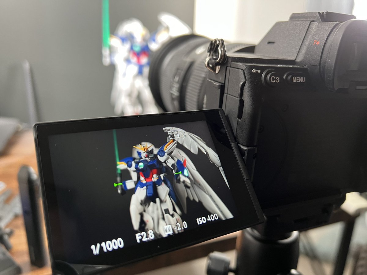 TenguOmen's tweet photo. Having fun getting a couple shots but stream is starting soon! Live from Japan at 9:00PM JST/ 10:0AM EST https://t.co/kc0rIQ3i7y #smallstreamers #TwitchStreamers #gunpla https://t.co/CMConKwdmB