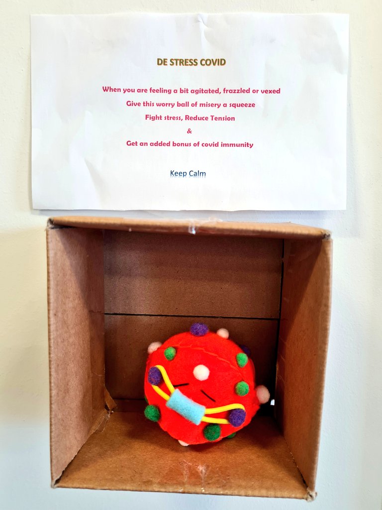 BioLouLou's tweet photo. A different role for covid in our Research &amp; Development department #NHS  #MondayMotivation https://t.co/XluyEESvoo