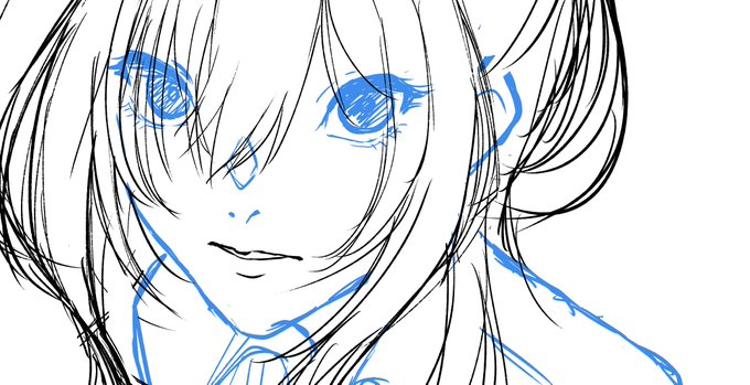 wip 描き方かえてちとせ嬢 