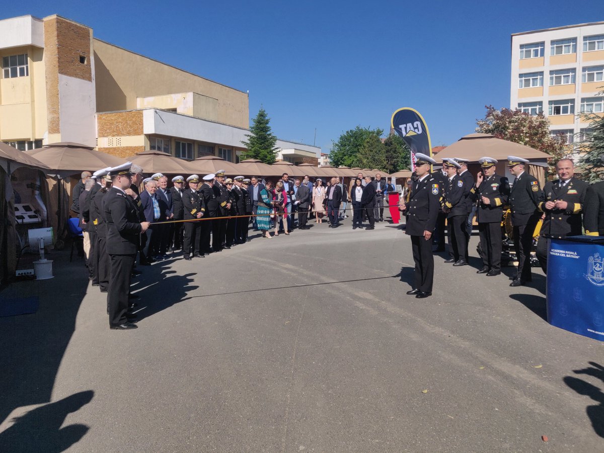 During May 19-20, SMARTSEA consortium participated in the second edition of the Exhibition of naval equipment and teaching equipment for naval education "Sailing to the future", organized by "Mircea cel Batran" Naval Academy of Constanta. 
#erasmus #erasmusplus #maritime