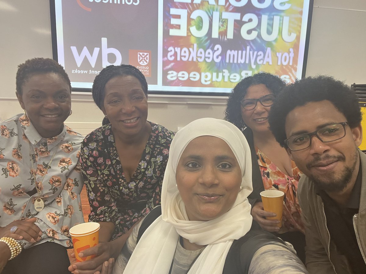 Coumilah01's tweet photo. @QUBSSESW @QUBelfast should be ever so proud of their undergraduate student of Dr Maria Pentaraki’s module for organising this incredibly powerful event.
@BASW_NI @NI_SCC would be amazing to facilitate more of these conversations to transcend into actions. #QUBDevelopmentWeeks https://t.co/4mzj7cehDM