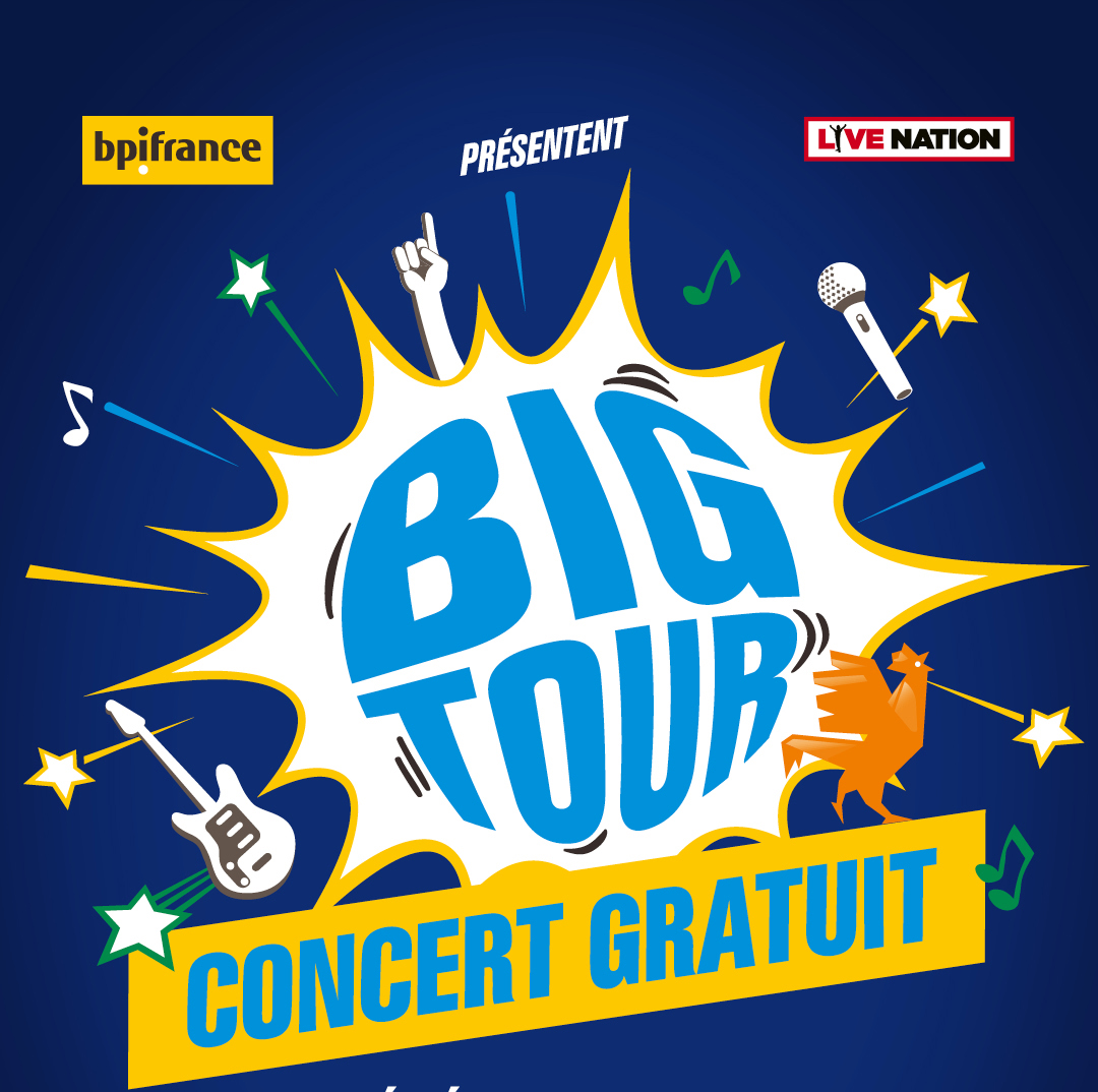 BercksurMer's tweet image. Demain, samedi 28 mai, le BIG tour fait escale à Berck-sur-Mer ! 
Dès 15h sur ce lien : bit.ly/3MUglml 
À partir de 17h : village de l'innovation et de l'emploi
20h : concert avec LEJ, Skip the Use et les chanteurs de The Voice ! 🎤
RDV sur la place de l'Entonnoir ! 🥳