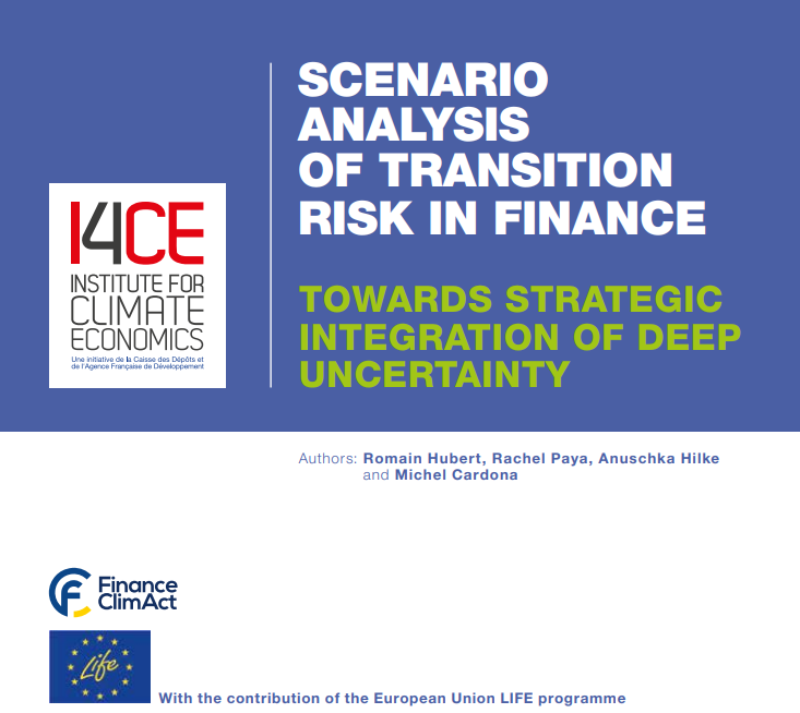 I4CE_'s tweet photo. #I4CEtude📊 #FinanceClimAct
#Analyse par scénarios du risque de #transition en #Finance – vers une intégration stratégique de l’incertitude profonde
▶️Définition des principes à suivre
▶️Propositions pour faciliter leur mise en œuvre
▶️#checklist
👉https://t.co/tuOwjP2g0T https://t.co/iAMC9k9xo6