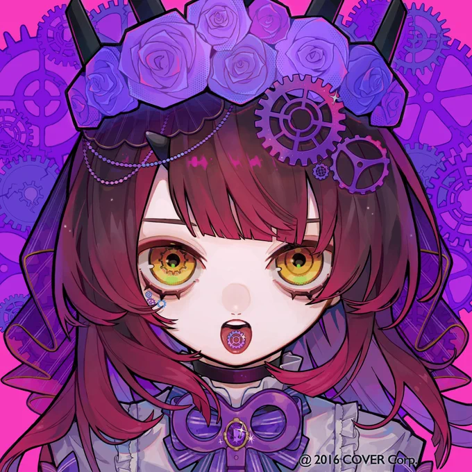 ロボ子さん(@robocosan)のオリジナル楽曲「リルビ」ジャケットイラストを担当させていただきました⚙🤖 