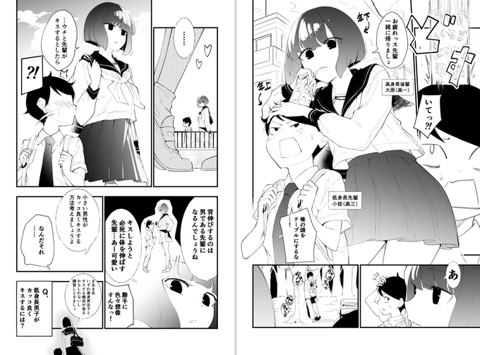 身長差キスの正解について
#キスの日 