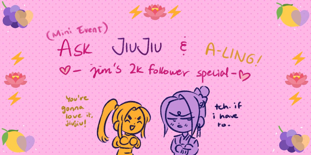 demonicfarmer69's tweet image. 💜[MINI EVENT: ask jiang cheng &amp;amp; jin ling askbox is open!!]💛 have u ever wanted to ask jc &amp;amp; jl something? now is ur chance! pls check below for more info! ⬇️ (1/4) 
===============
#mdzs #jiangcheng #jinling