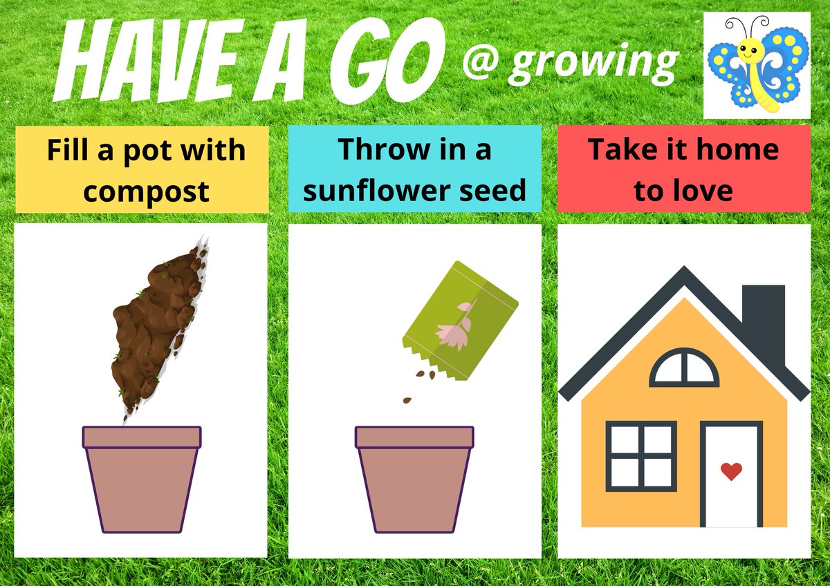 Plant a pot at the fête! Join parents from the playground project to plant a sunflower seed to take home to love 🥰 How tall will yours grow?!
