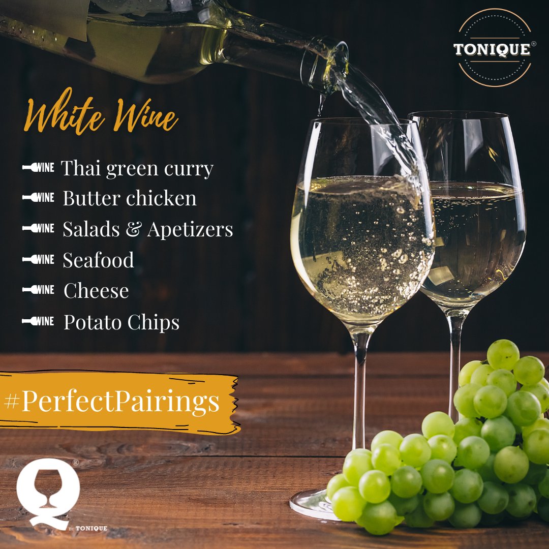 ToniqueIN's tweet photo. In summers, white wine food pairing takes center stage because of its light and crisp taste. Here are some options that you can look into.

#PerfectPairings #Foodpairing #WhiteWine #WineAndDine #Tonique #ToniqueWinesAndSpirits #LiquorStoresIndia #LiquorstoreBangalore https://t.co/TnPhyEAUbu