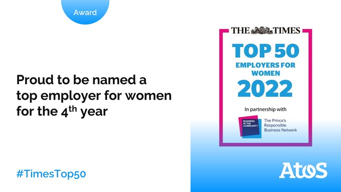 For the 4th year running, we’re proud to be named a @BITC #TimesTop50 Employer...