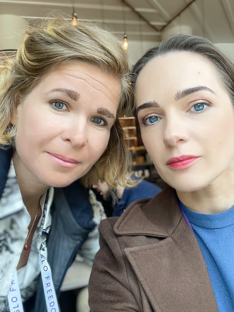 avalaina's tweet photo. My father is a doctor, but despite this fact I am always afraid to go to hospital. And now I will have surgery in a foreign country, without family behind me, after delivering a speech in #OsloFreedomForum Please, wish me good luck. Together with my friend Olga from @NHC_nl https://t.co/1XTx9lbWkp