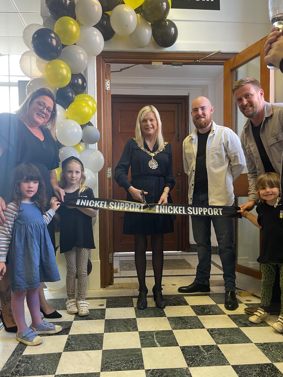 Madam Mayor was delighted to cut the ribbon at the grand opening of the Nickel Support #NickelSupport building in Cheam. Nickel Support is a service for adults with learning disabilities in the Borough of Sutton