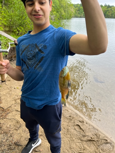 Last Friday some of our Lifetime Activity students were able to experience freshwater fishing and even some fly fishing with Mr. Mahoney while on our hike!