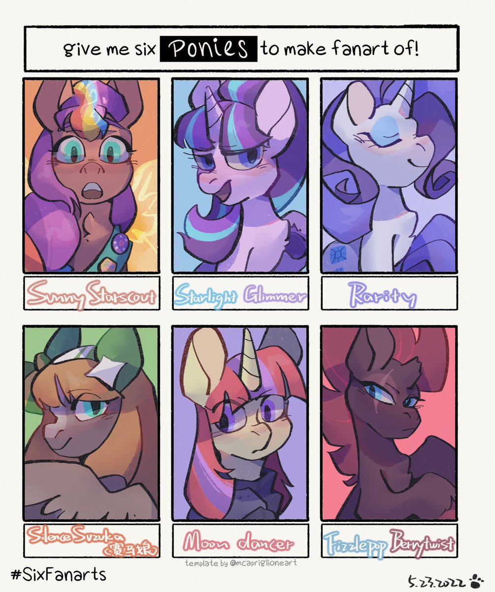 max_voice_'s tweet photo. #MLP #mylittlepony #sunnystarscout #starlightglimmer #rarity #silencesuzuka #moondancer #fizzlepop https://t.co/UgCUuFXmzB