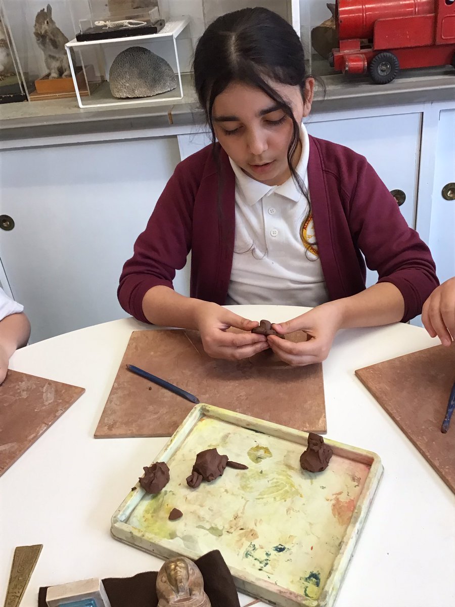 ABCPschool's tweet photo. #Class34W loved their trip to @warringtonmus this morning to take part in an Ancient Egyptian workshop following on from some learning that took place earlier this year  #ABHistory https://t.co/lYXSpNTcyO
