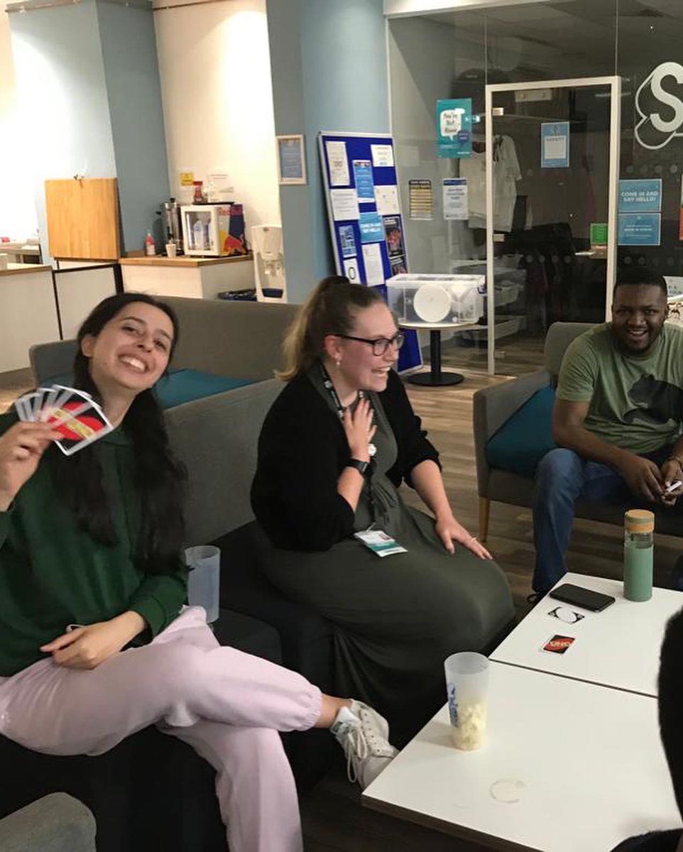 yoursuwelfare's tweet photo. What a week for De-Stresstival🤩

It was great being able to deliver relaxing events for students. We hope we’ve been able to de-stress you at UoG!💛

A MASSIVE thank you to chaplaincy, sustainability and UniSport for their support, and to SU colleagues for their contributions!😊 https://t.co/cFoxBAcjhx
