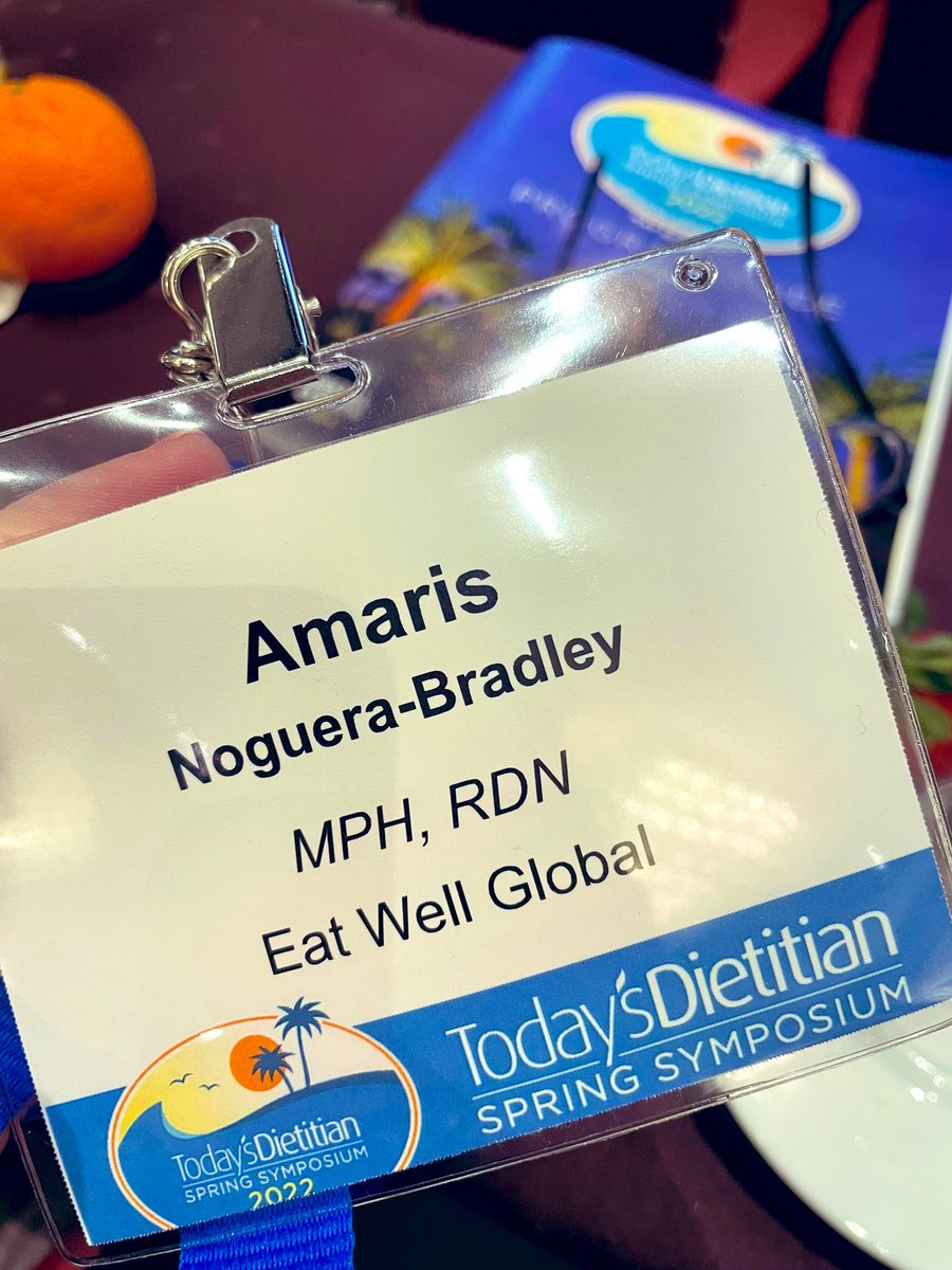 Hi fellow RDs! Soooo great to be at #TDinFL! Come say hello if you’re here! It’s probably been a beat since we’ve seen each other in person 😉