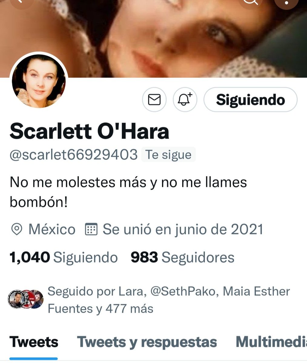 BUEN DÍA, LUNES DE RECOMENDACIÓN Y HOY TOCA RECOMENDAR A ESTA EXCELENTE CUENTA <a href="/scarlet66929403/">Scarlett O'Hara</a> SIGANLA FOLLOW BACK SEGURO 👇🏻