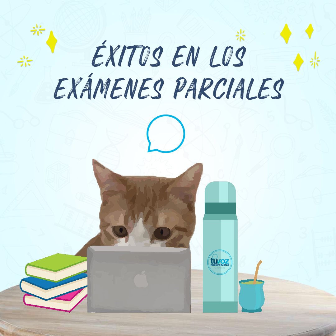 TVNFPUNA's tweet photo. Ya le conocimos al profe en la primer parcial, ahora sí podemos decir que es el primer examen 📚🙌🏼
Desde Tu Voz Nuestra Fuerza, les deseamos éxitos en los segundos parciales 🍀✨
#TuVozNuestraFuerza #TVNF #tuvoznosune https://t.co/qq3vJ345MI