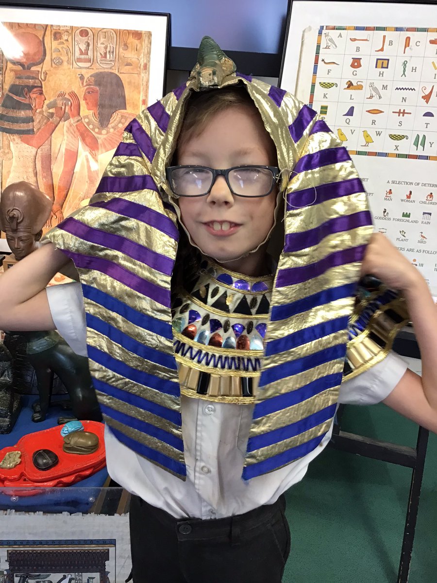 ABCPschool's tweet photo. #Class34W loved their trip to @warringtonmus this morning to take part in an Ancient Egyptian workshop following on from some learning that took place earlier this year  #ABHistory https://t.co/Wq2IYQM79X