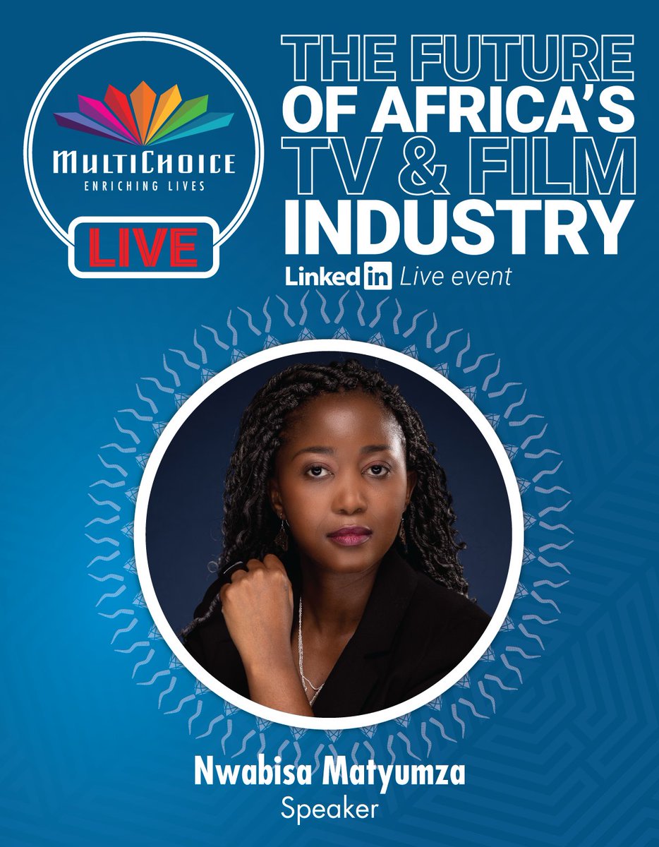 GOtvNg's tweet photo. Expressing Africa through storytelling: THE FUTURE OF AFRICA's TV & FLIM INDUSTRY.
Panelists;Victor Okhai-AMVCA Head Judge, Nwabisa Matyumza-MultiChoice Talent Factory Director & Margaret Mathore (Channel Head,Kenya &Uganda.
You're Invited!
#ExpressingAfrica #MultiChoiceLive https://t.co/WGYimiljpv