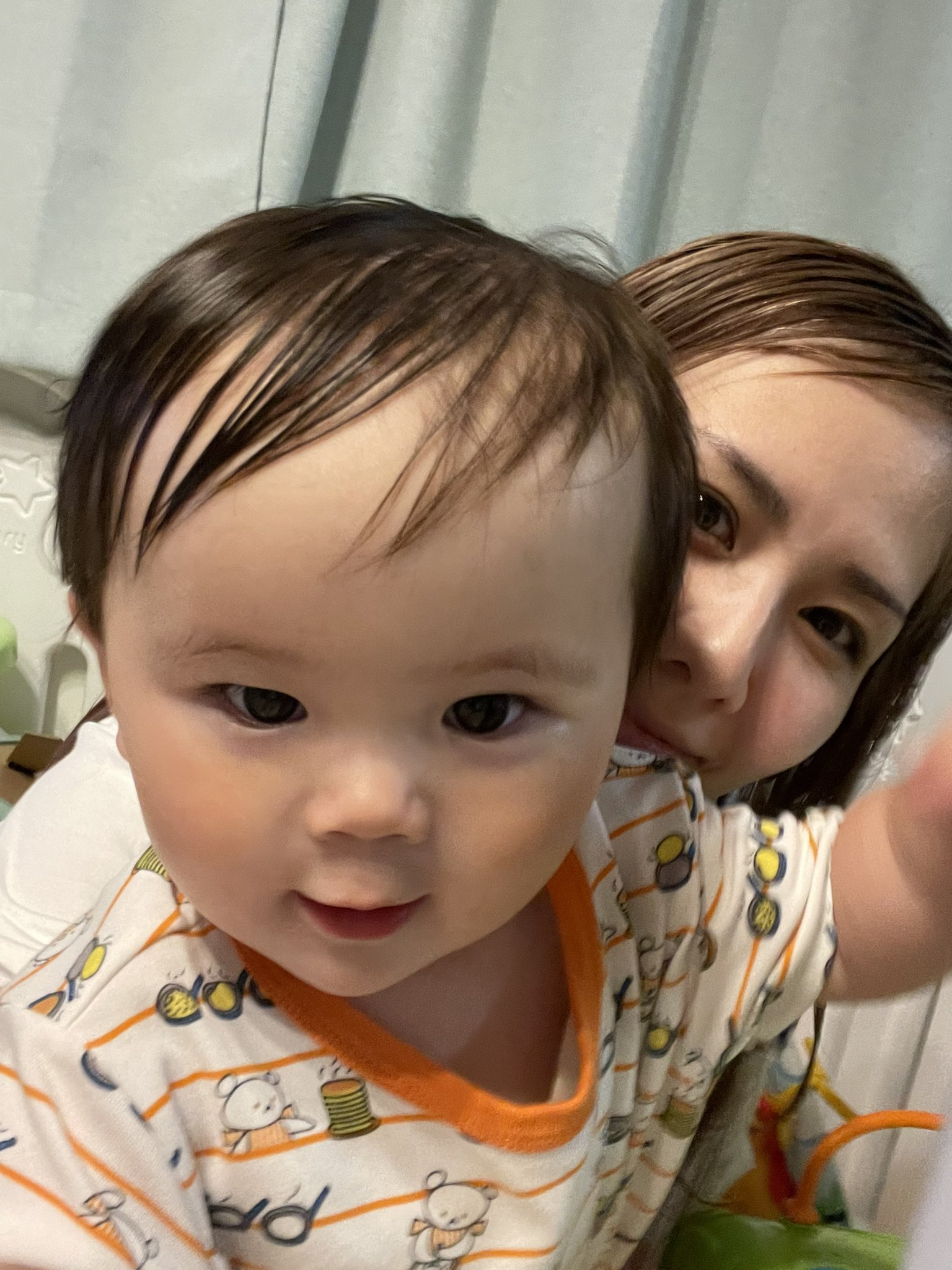 ひなの 1y0m ままと おふろあがりだよ あしたで11かげつになるんだ 赤ちゃん 10ヶ月 女の子 ひなの おふろ おやすみ おやすみなさい T Co kyenite9 Twitter