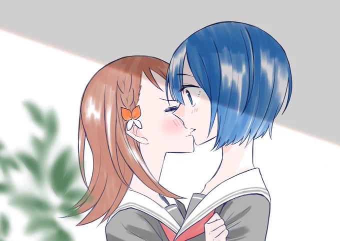 キスしてる絵ないかな?って思ったけど案外多くなかった 