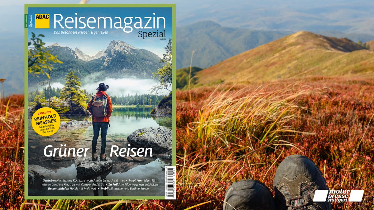 Ein nachhaltiger Urlaub muss keinesfalls auf Balkonien stattfinden – das zeigen die vielen unterschiedlichen Ideen im neue ADAC Reisemagazin Sonderheft „Grüner Reisen“. Erfahren Sie mehr zu Menschen und Regionen, die Tourismus neu und nachhaltig denken.