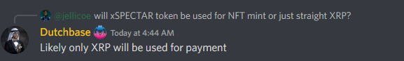 XGamerToken's tweet photo. They are not done either. They know their other 2 IDOs won't sell out, so when it comes to their "Agent NFTs" they won't take their useless xSpectar token.. No they will take more valuable tokens, XRP.. https://t.co/hYH5C2vRPB