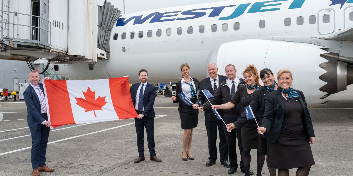 Hello Canada 👋

This weekend we were thrilled to welcome a new <a href="/WestJet/">WestJet</a> route between Toronto and Glasgow 🇨🇦🏴󠁧󠁢󠁳󠁣󠁴󠁿 

Operating 4 flights per week from <a href="/GLA_Airport/">Glasgow Airport ✈️</a>, this new direct service will make Scotland even more accessible to Canadian visitors helping to support recovery.