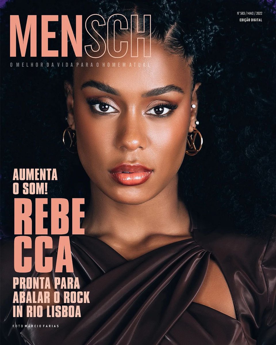 RebeccaOficial's tweet photo. Estou muito feliz em ser capa da revista @RevMensch, contei tudo sobre a preparação para o show no Rock In Rio Lisboa. É muita ansiedade e dedicação pra ser perfeito! Me sinto pronta! 💫 https://t.co/Nyzyqtdu5c