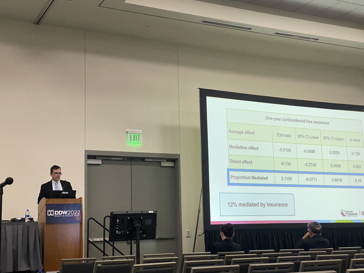 temarahajjat's tweet photo. Dr. Denson presenting the amazing work of @jazzdhal on health disparities in #IBD @DDWMeeting. Such an important topic and so much for us to learn. Jazz, this is amazing work! Sorry you couldn’t come to DDW #GITwitter #DDW2022 @CincyKidsIBD @CincyChildrens https://t.co/kdkRh7jJcF