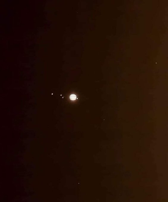 Jupiter and 4 Moons