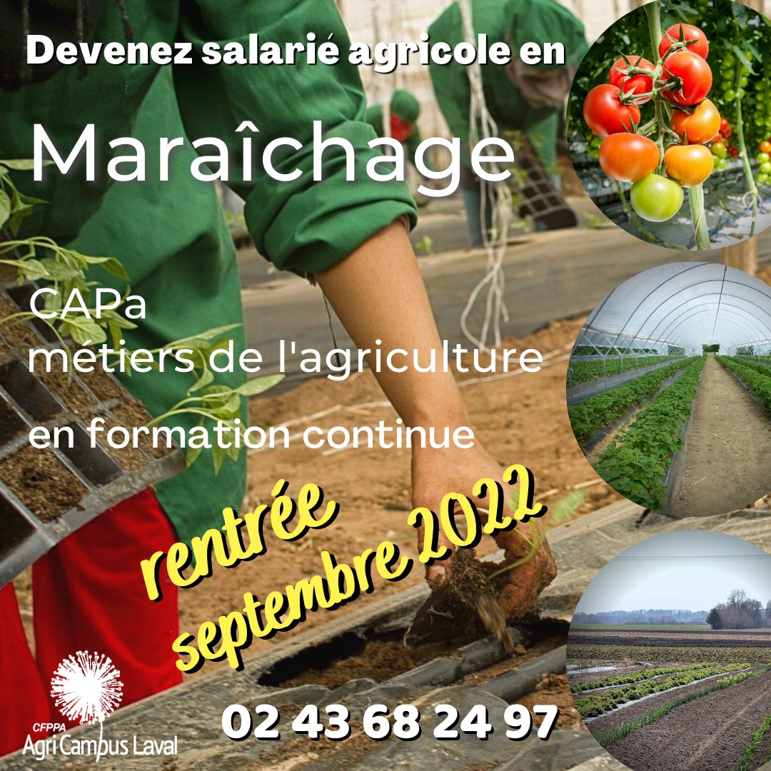 <a href="/CfppaLaval/">CFPPA AgriCampus Laval</a> #formation #maraichage