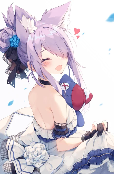 ドレス姿💜 