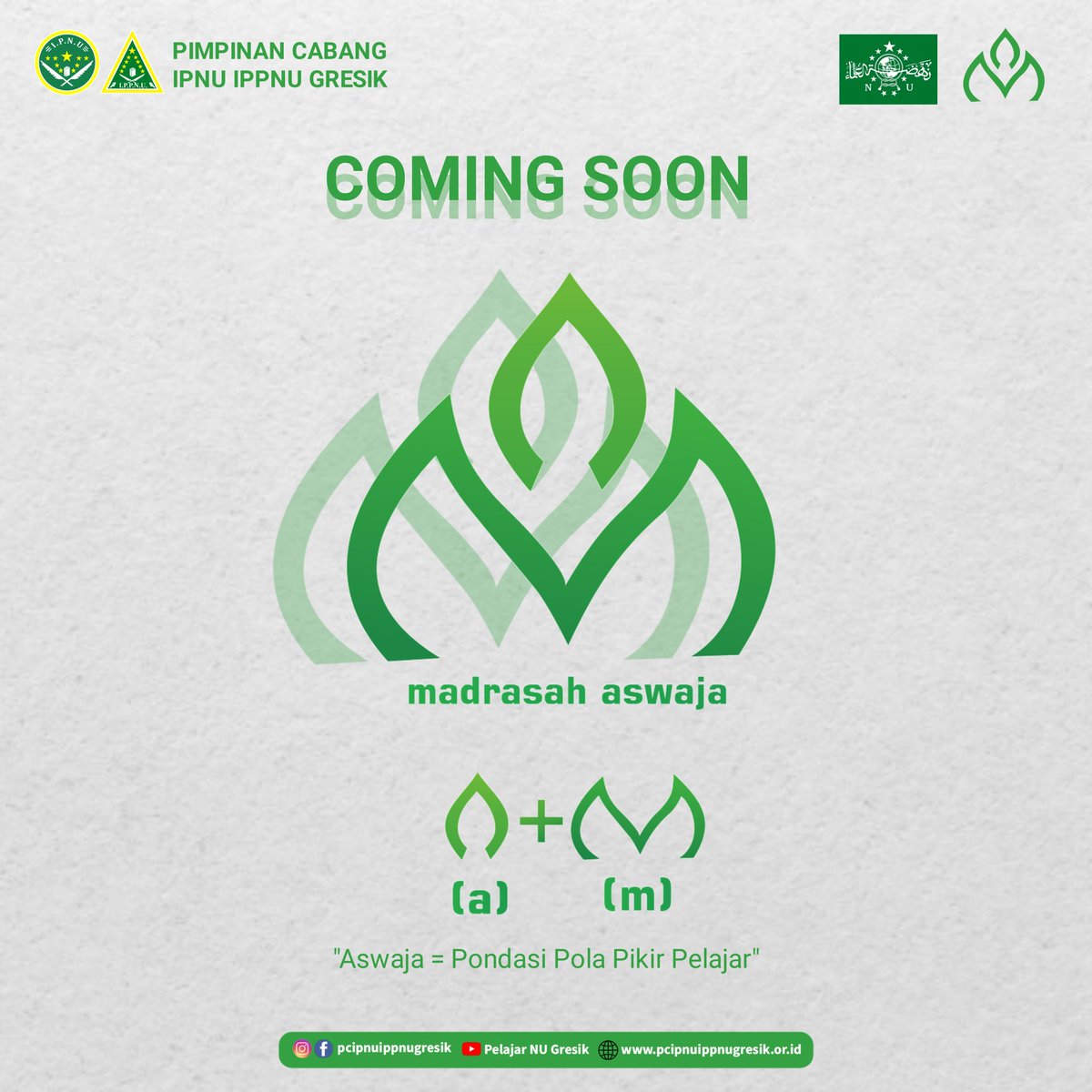 dullatif's tweet photo. Coming Soon. #madrasahaswaja #pcipnuippnugresik https://t.co/4LoESXiU2a