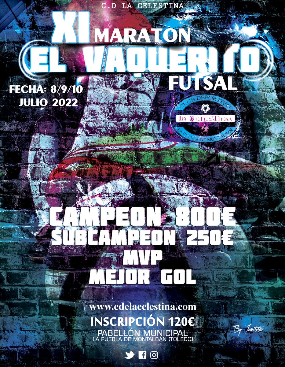 C.D. LA CELESTINA (@cd_lacelestina) on Twitter photo By <a href="/juanitotec/">Juan Andres</a>
OS TRAEMOS NUESTRO OJITO DERECHO🤤🤤🤤🤤
En 2022 queremos el 11° edición del #MFSElVaquerito
Uno de los maratones de referencia para seguir con #Deporte ,con #Futsal By <a href="/juanitotec/">Juan Andres</a>
OS TRAEMOS NUESTRO OJITO DERECHO🤤🤤🤤🤤
En 2022 queremos el 11° edición del #MFSElVaquerito
Uno de los maratones de referencia para seguir con #Deporte ,con #Futsal