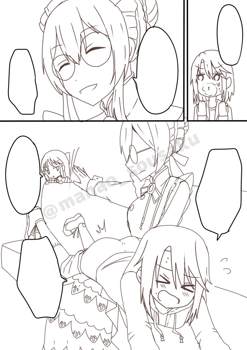 skeb 線画終わったー!!!! 