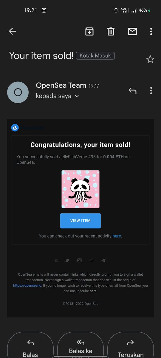 Fast sold 😱😱, this time our Jelly was picked up by <a href="/ahauntmess/">Duhsk</a> 🔥🔥
Thank you for support  &amp; welcome to Jelly Family ❤😍🥰

#NFT #NFTCommunity #nfts #nftindonesia #jellyfishverse #NFTCollection
