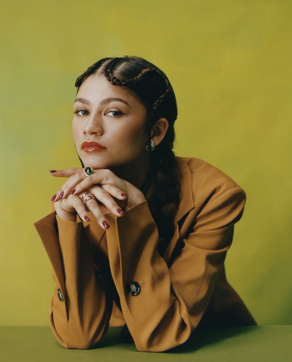 FilmUpdates's tweet photo. Zendaya photographed by Camila Falquez for TIME’s 100 Most Influential People https://t.co/D4vWTpfzYM