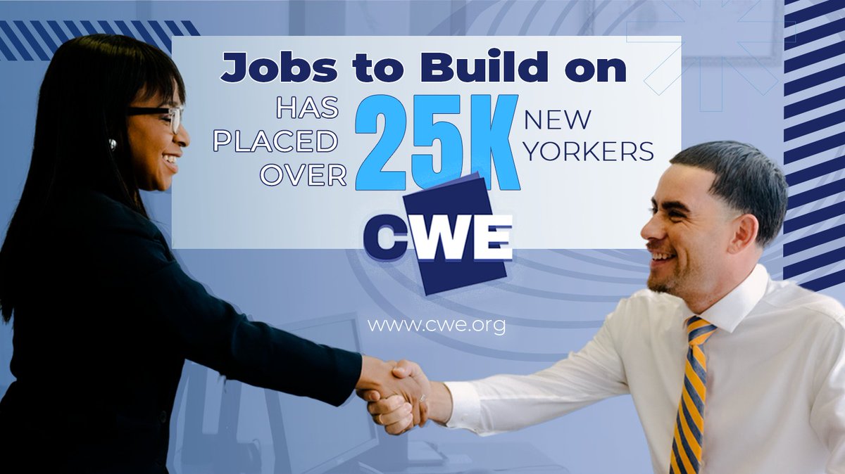 stnicksalliance's tweet photo. Through the @CWENYC #JobstoBuildOn and Worker Service Center programs, we are part of a network of over 40 #CBOs to deliver vital job training and placement programs.
We are grateful for @NYCCouncil funding! 🤝
@KeithPowersNYC @CMBrooksPowers @NYCCouncilAyala @CMShahanaHanif https://t.co/OHiJxgODSD