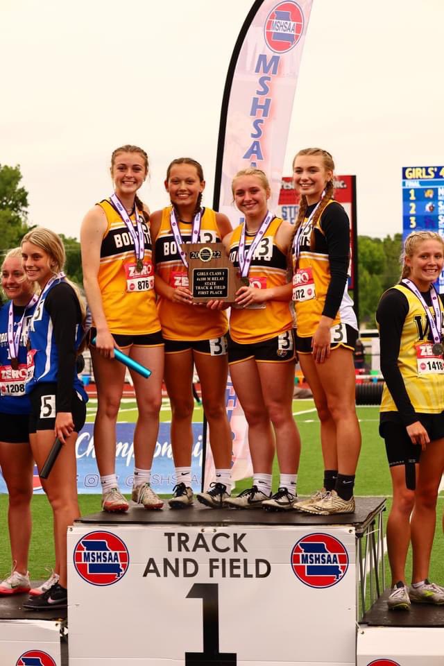 DRxL_TraKnField's tweet photo. These girls set 6 new school records this year and brought home the Championship trophy! #drexelproud #drexelstrong https://t.co/E8VakLGg8b