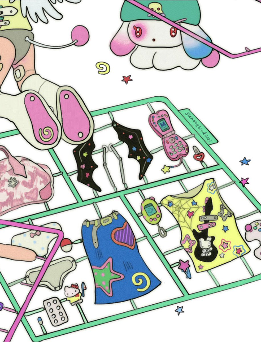 BETWEENANDx鸟鸟一　00s イラスト　セカンドスキン　パワーネット BETWEENANDx鸟鸟一00s イラストセカンドスキンパワーネット