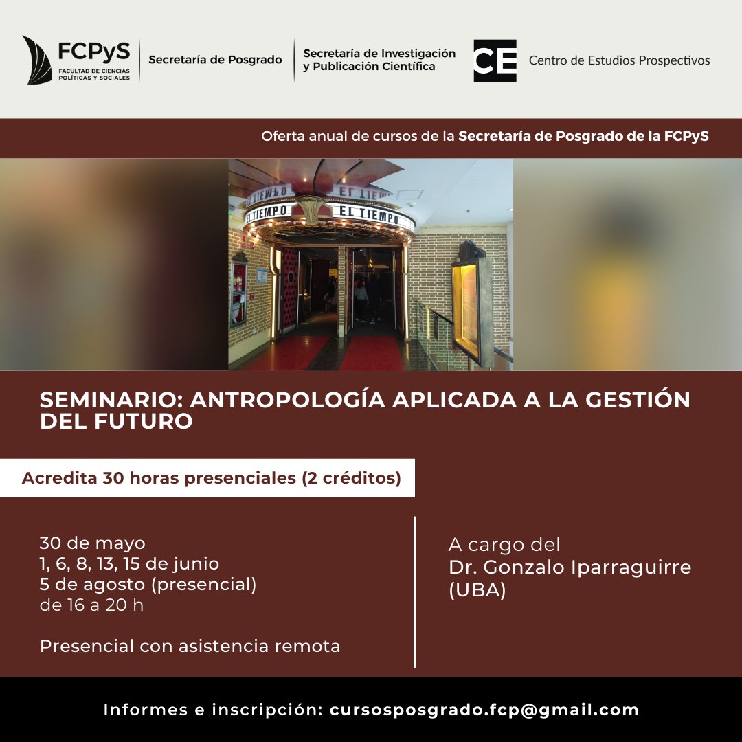 FcpysUNCuyo's tweet photo. 🟠#AgendaFCPyS
🔶#Seminarios 👇👇 https://t.co/UHWY1QaZ4N