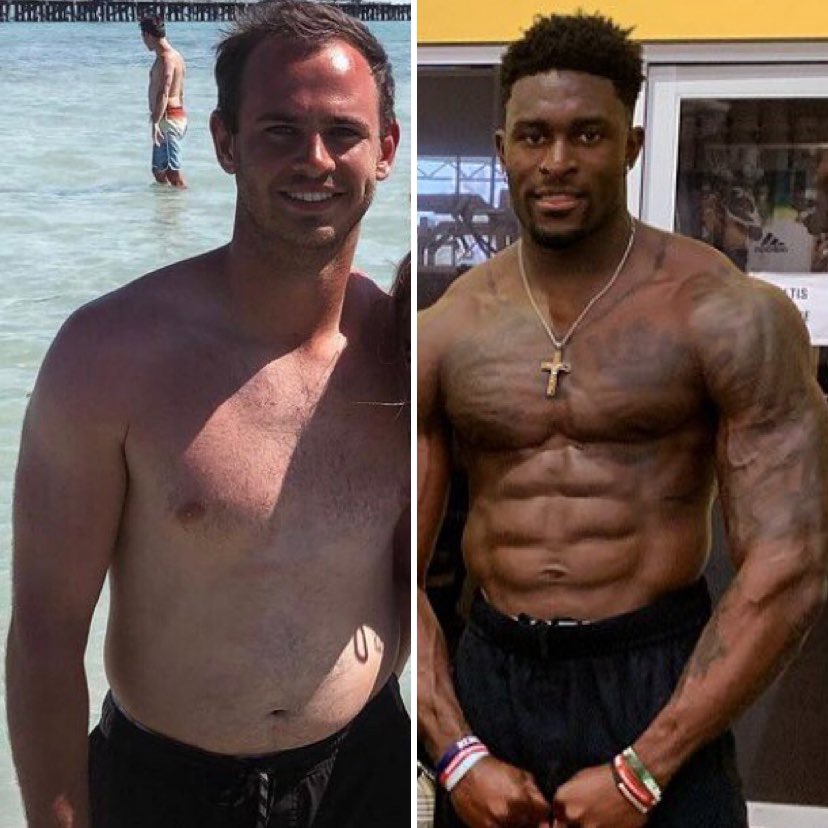 How do I even begin to explain to the average person that the guy on the left was the better fantasy football WR last season than the guy on the right?